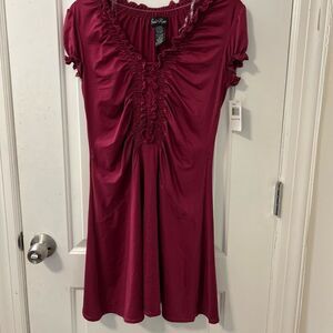 Susie Rose burgundy dress size large